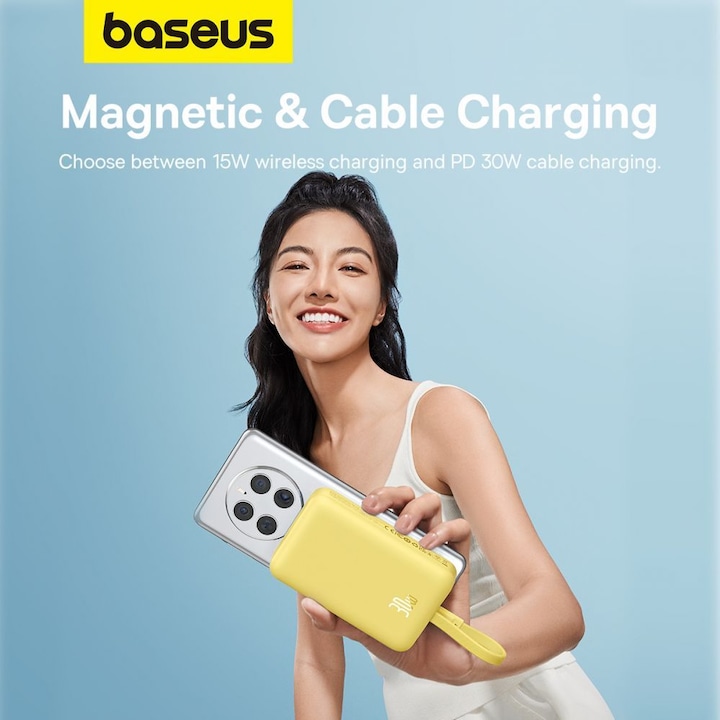 Actual product image Baseus Magnetic Mini (10000 mAh, 30 W, 38.50 Wh)