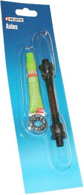 Weldtite Hollow front wheel axle with grease and ball cage
