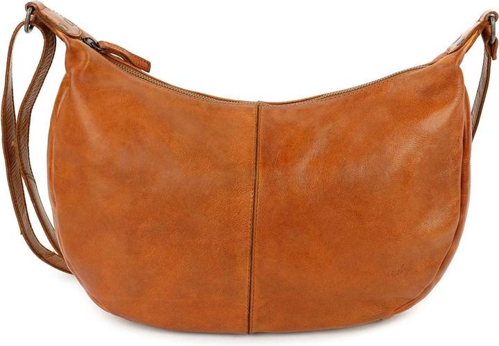 Actual product image Bear Design Medium Crossbodytas / Schoudertas Dames - Leer - Betty - Cognac