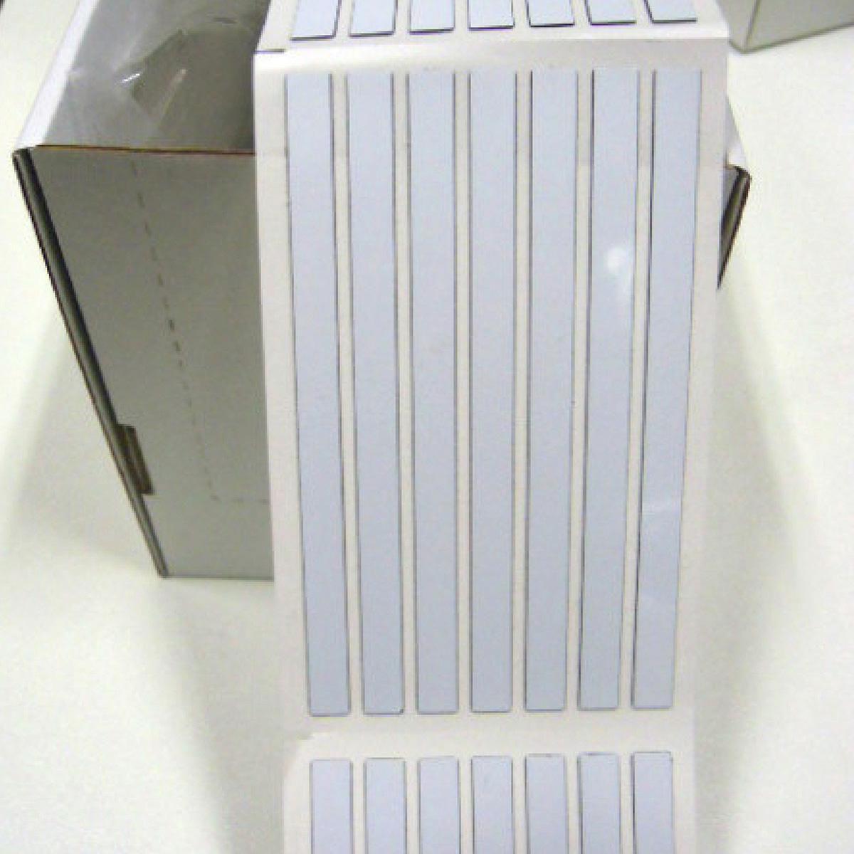Brady, Etiketten, THTEP-20-7593-WT, EPREP, Polyester, Weiss, 8.00 x 125.00 mm, permanent, 7-bahnig, auf Fächerf