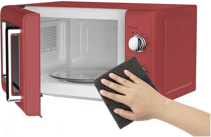 Productafbeelding Silva MW-R 25.3 rot Mikrowelle, 700 W, 20 L, Retro (20 l)