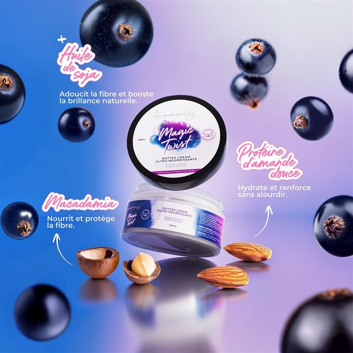 Image du produit Les Secrets de Loly Crème au beurre ultra-nourrissante (Crème capillaire, 250 ml)
