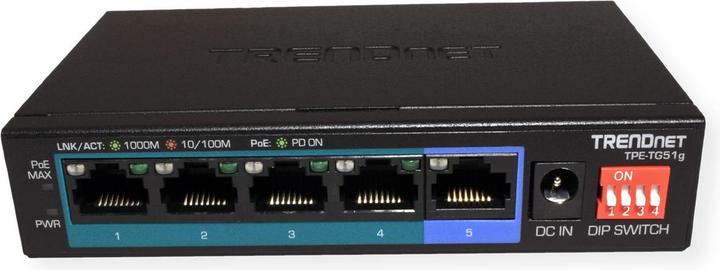Produktbild Trendnet Switch 5-Port Gbit PoE+ (5 Ports)