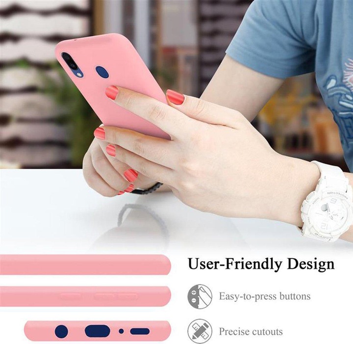Produktbild Cadorabo TPU Liquid Silicone Case Cover (Samsung Galaxy M20)