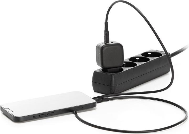 Actual product image HQ Power Fast USB charger with GaN-Fast technology - 2 outputs - USB-A and USB-C - 30 W (30 W)