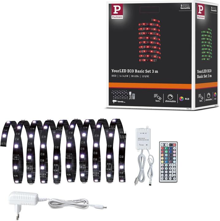 Produktbild Paulmann YourLED Eco Stripe Set (RGB, 300 cm, Indoor)