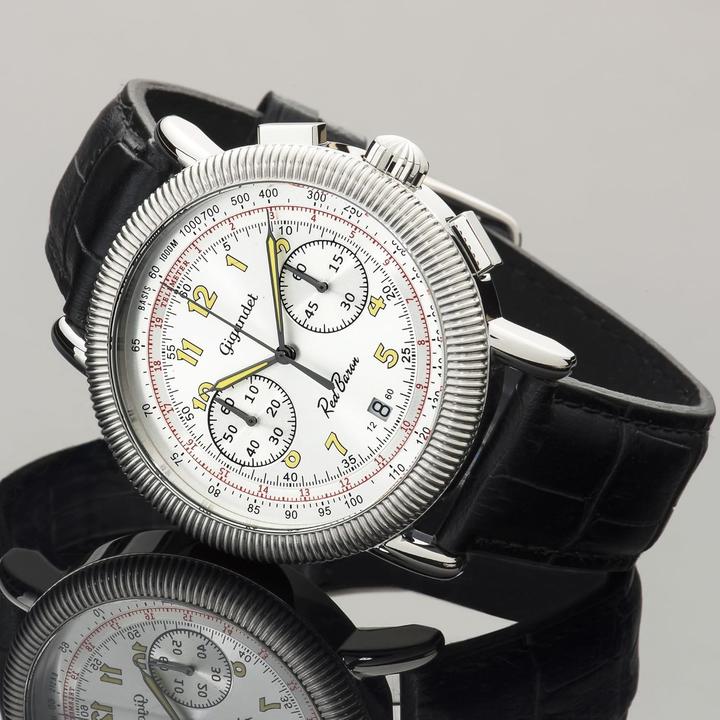 Image du produit Gigandet Chronographe pilote étanche 100 m avec tachymètre et verre minéral anti-reflet (Chronographe, Montre pilote)