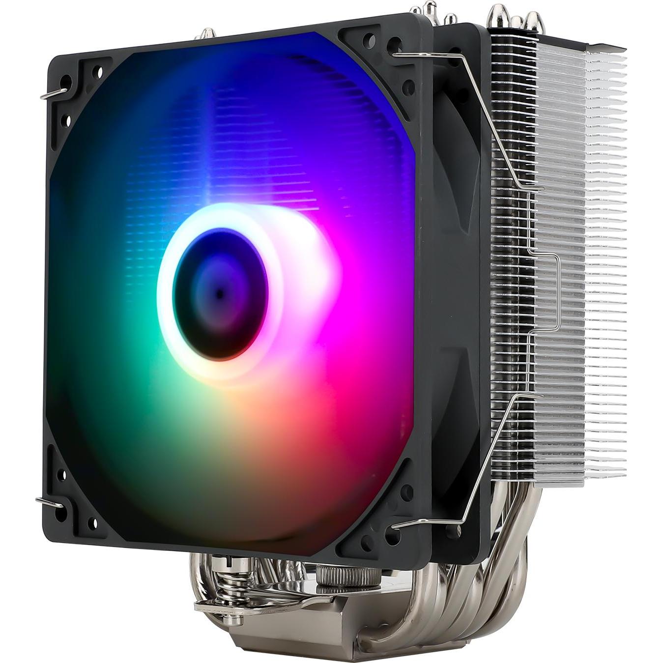Thermalright Ventilateur pour processeur Burst Assassin 120 RGB (Noir) (154 mm), Dissipatore CPU, Nero
