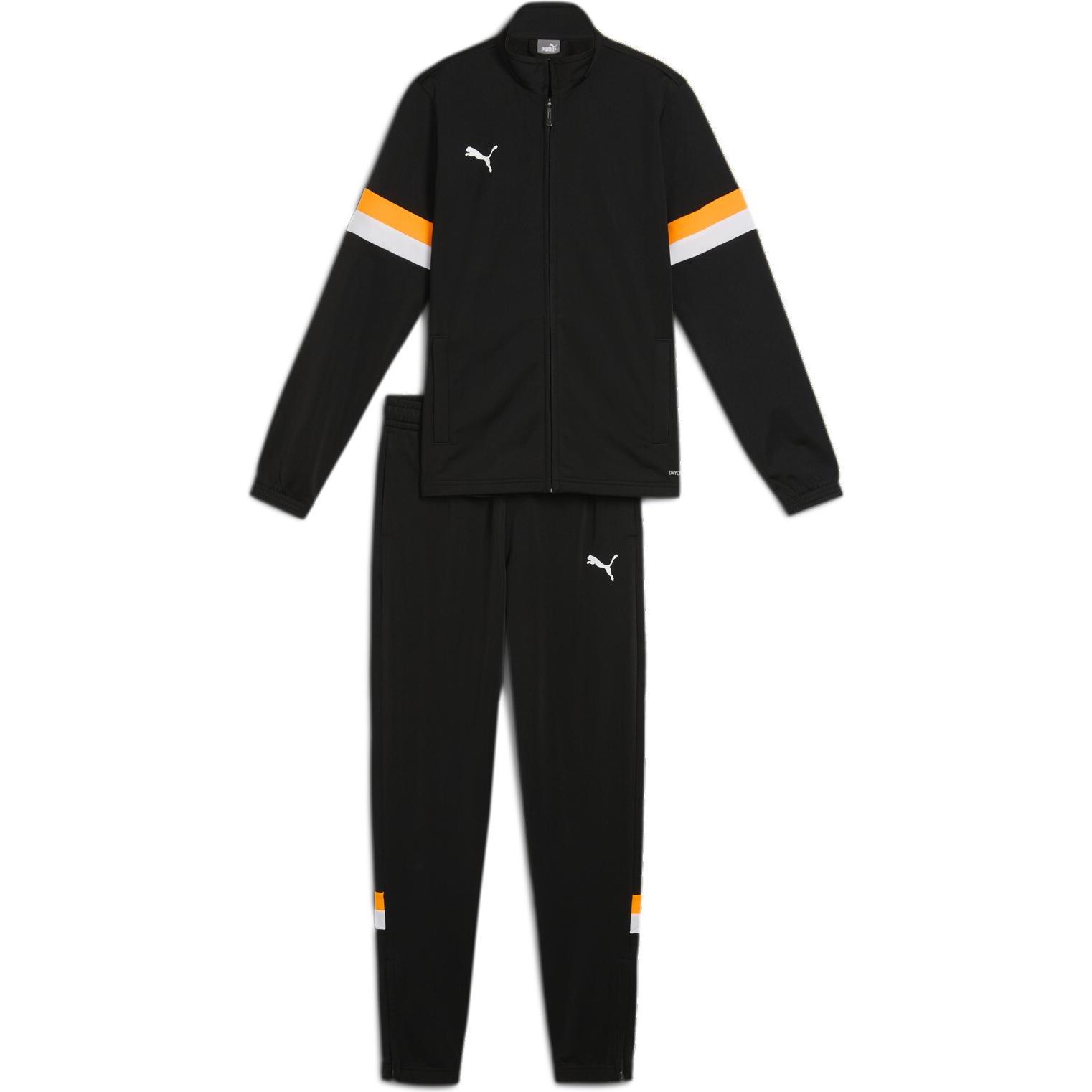 Puma, Jungen, Laufjacke, individualRISE Tracksuit Jr (128), Schwarz, 128