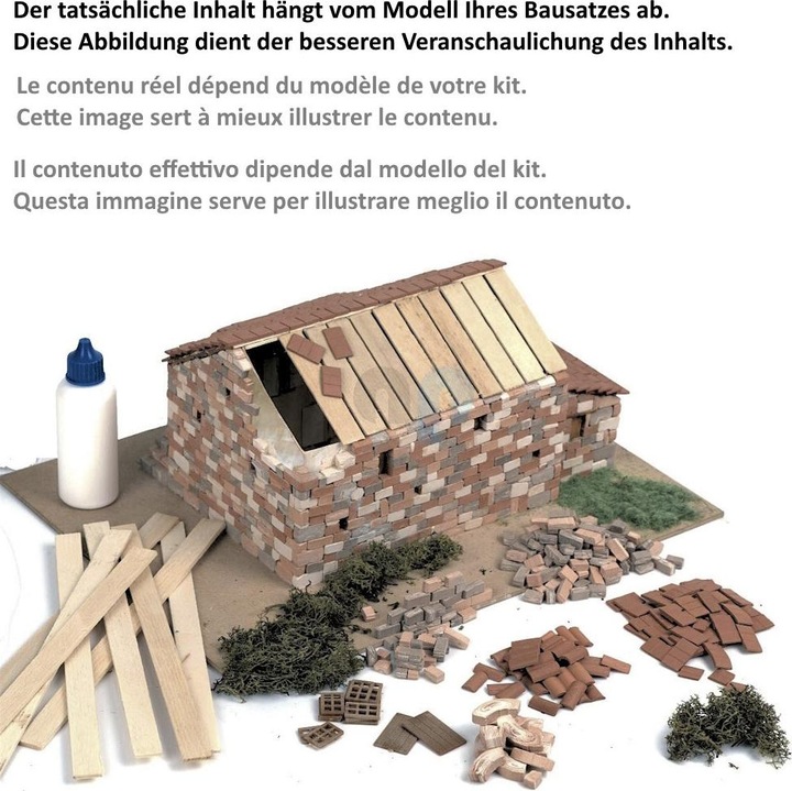 Produktbild Block Cuit. 3D Keramik-Modelbausatz -Kirche San Climent de Taüll (33 x 32 x 39 cm)