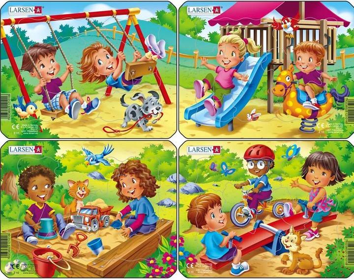 Immagine prodotto Larsen Puzzle - Parco giochi per bambini (set di 4 mini)