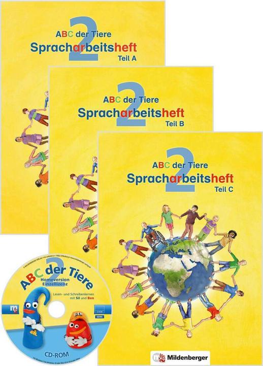 Produktbild ABC der Tiere 2 - Spracharbeitsheft · Neubearbeitung (Deutsch, Edmund Wetter, Heike Treiber, Irene Fink, Katrin Herter, Kerstin Mrowka-Nienstedt, Klaus Kuhn, Rosmarie Handt, 2024)