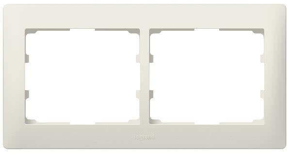 Produktbild Legrand Galea Rahmen 2fach 771502 waagerecht perlmutt
