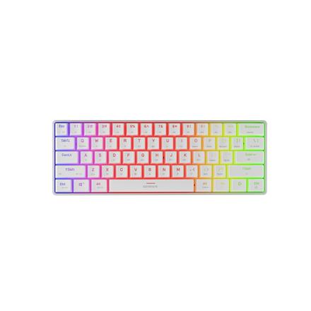Immagine prodotto Genesis Klawiatura Dla Graczy Thor 660 G2 Us White Bezprzewodowa RGB Mechaniczna Gateron Brown (USA, Senza fili)