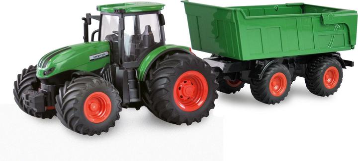 Image du produit Amewi Tracteur avec remorque basculante, vert 1:24, RTR