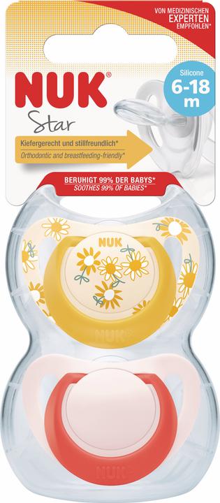 Image du produit NUK Sucettes Star (2 x, 6 - 18 M.)