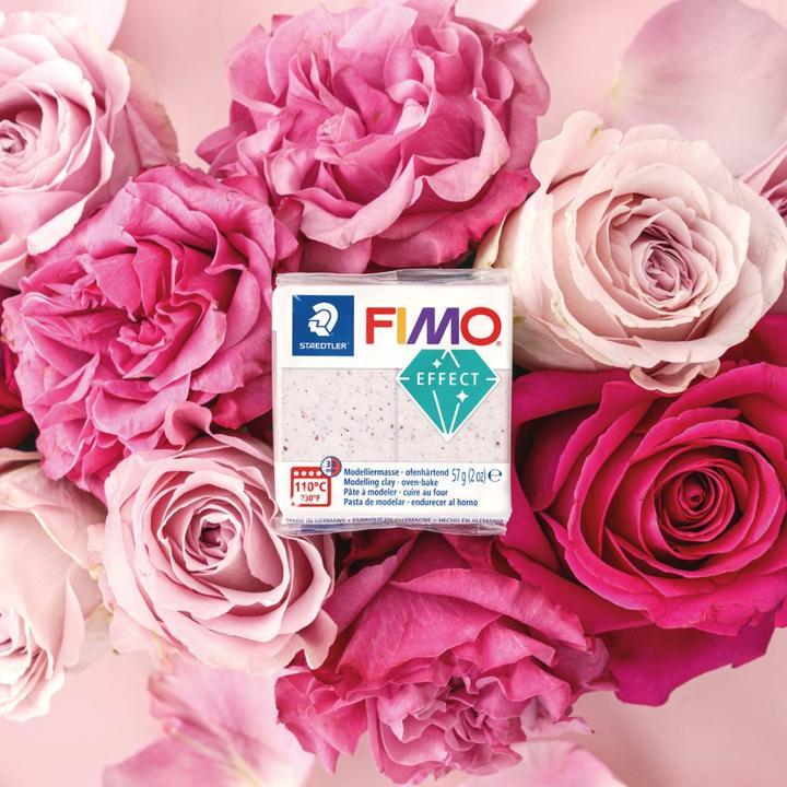 Image du produit Fimo Pâte à modeler Effect rose botanique 57gr.