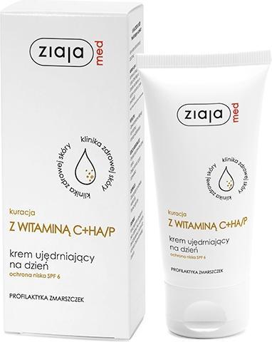 Actual product image Ziaja Dermatological Treatment Firming Day Cream Spf6 - Daily Face Cream (Suntan cream, Up to SPF 10, 50 ml)