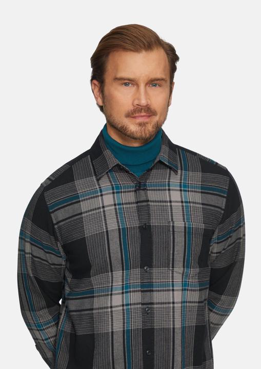 Immagine prodotto S.Oliver Hemd Regular Fit: Strukturiertes Karohemd mit Brusttasche (L)