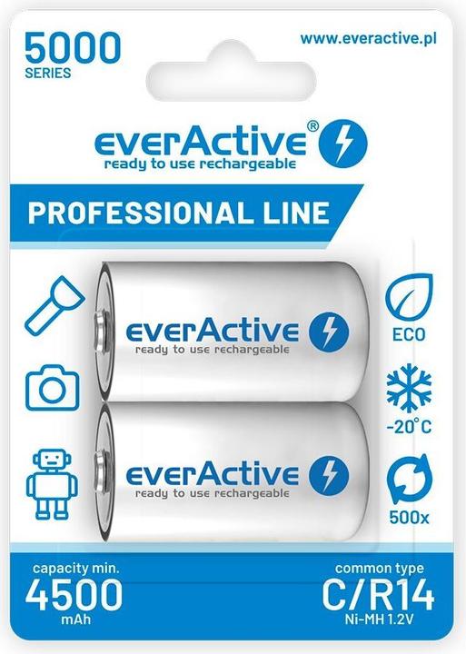 Produktbild Everactive EVHRL14-5000 (2 Stk., C, 5000 mAh)