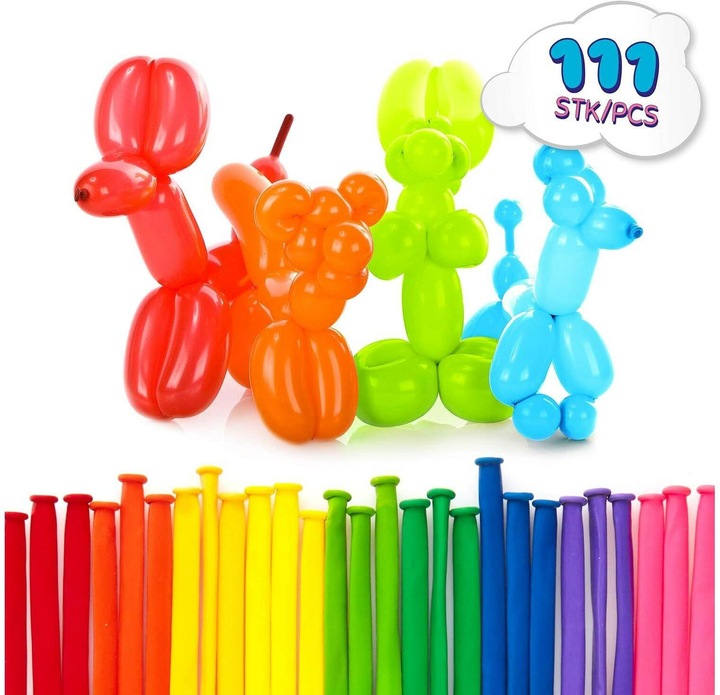 Immagine prodotto Lumaland Set di palloncini 111 pezzi, multicolore