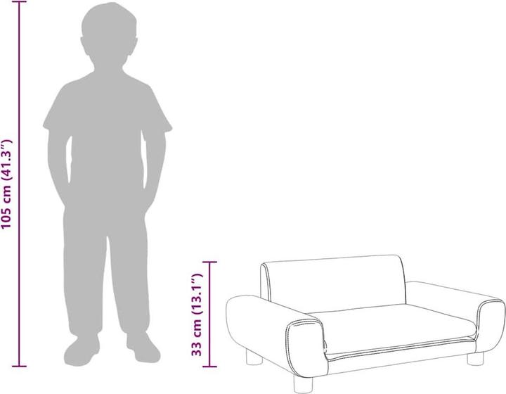 Immagine prodotto vidaXL Roger (Divano per bambini)