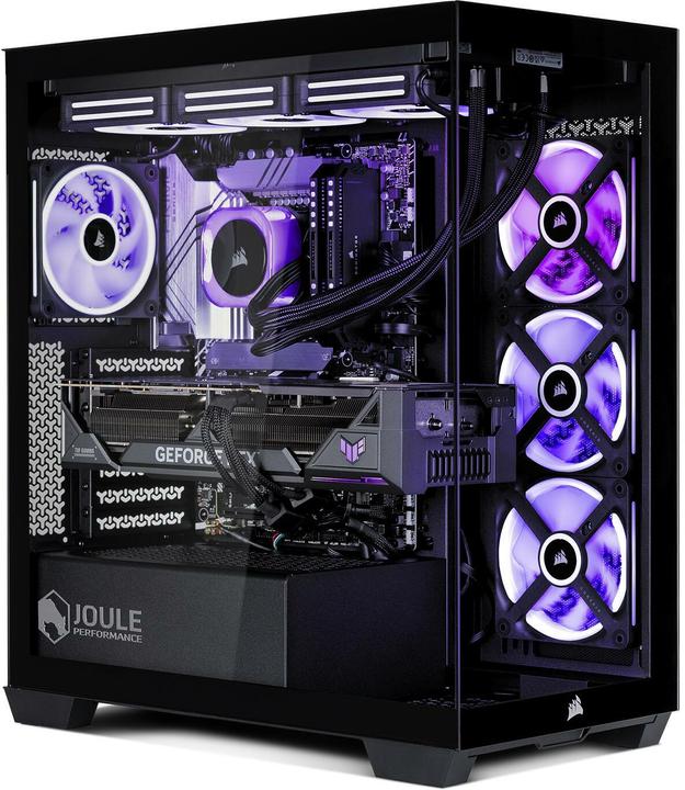 Actual product image Joule Performance High End Gaming PC ICUE LINK RTX5090 U9 64GB 4TB L1134558 (Intel Core Ultra 9 285K, 64 GB, 4000 GB, GeForce RTX 5090)