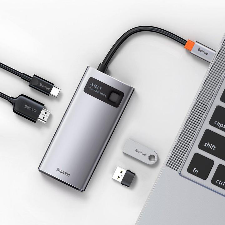 Produktbild Baseus Gleam Series 4-in-1 (USB-C, 1 Port)