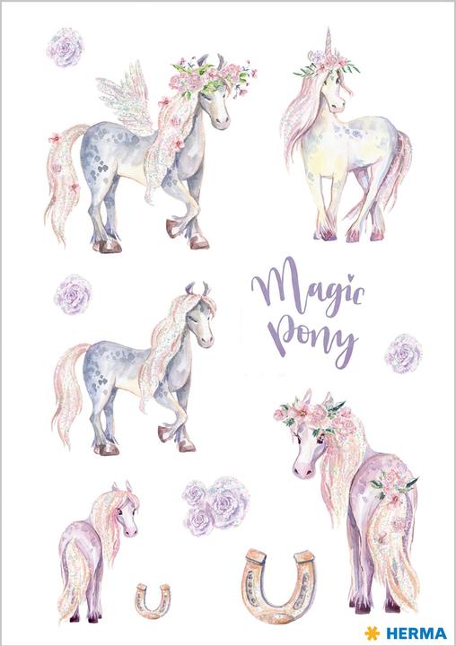 Actual product image HERMA Sticker unicorn
