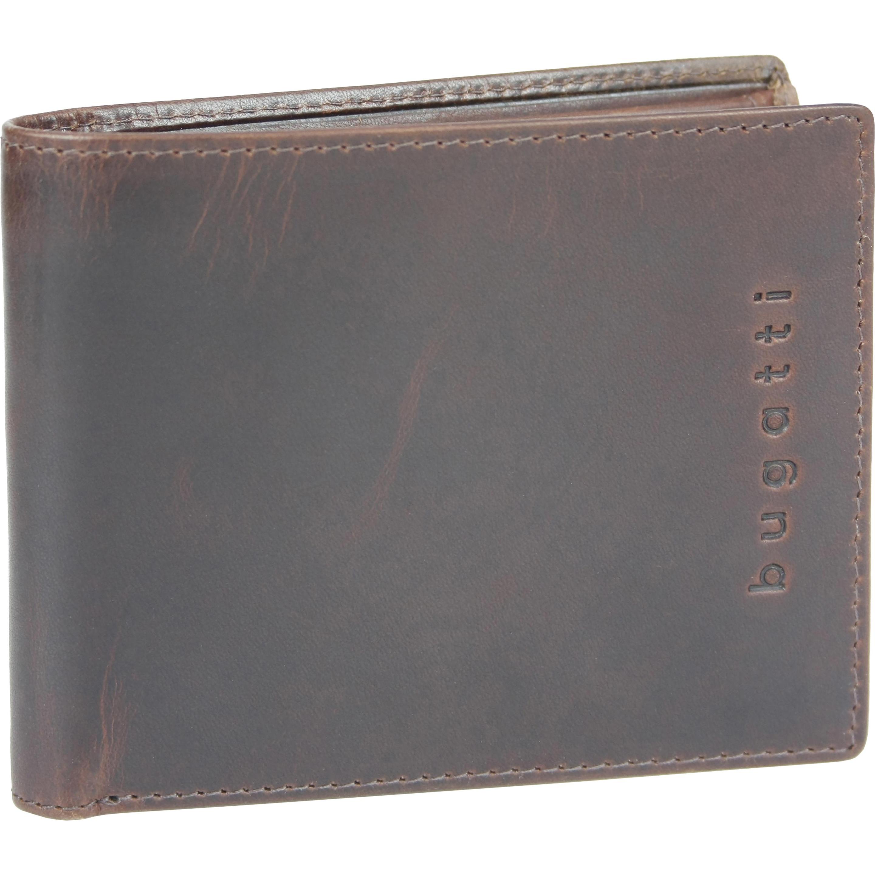 Bugatti, Herren, Portemonnaie, Romano, Braun