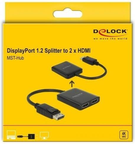 Image du produit Delock DP à (HDMI, 25 cm)