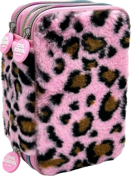 Produktbild Tinka Magic Tinka - Triple Pencilcase - Leopard Rosa (8-804206)