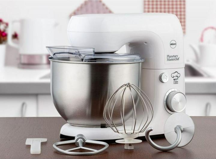 Produktbild Eldom Wrk1200 Planet Stand Mixer 800w White (800 W, 5 l)