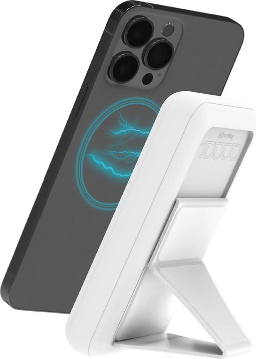 Image du produit Celly MAGPB10000WH Banque d'alimentation Chargement sans fil Blanc (10000 mAh, 15 W, 37 Wh)