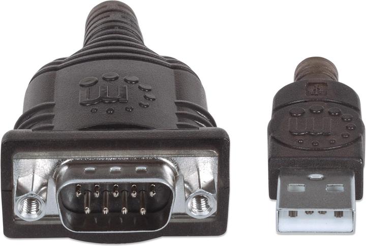 Actual product image Manhattan For connecting a serial device to a USB port, Prolific PL-2303HXD chipset (0.45 m, VGA)