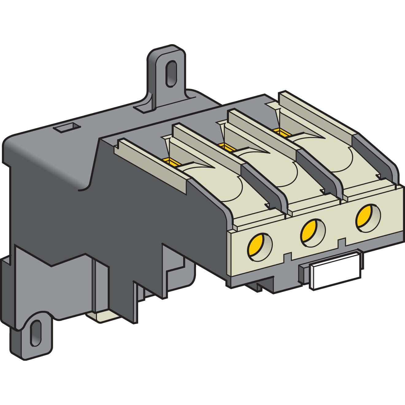 Schneider Electric Halter für Einzelaufstellung, LR2D3, LA7D3064, Relais