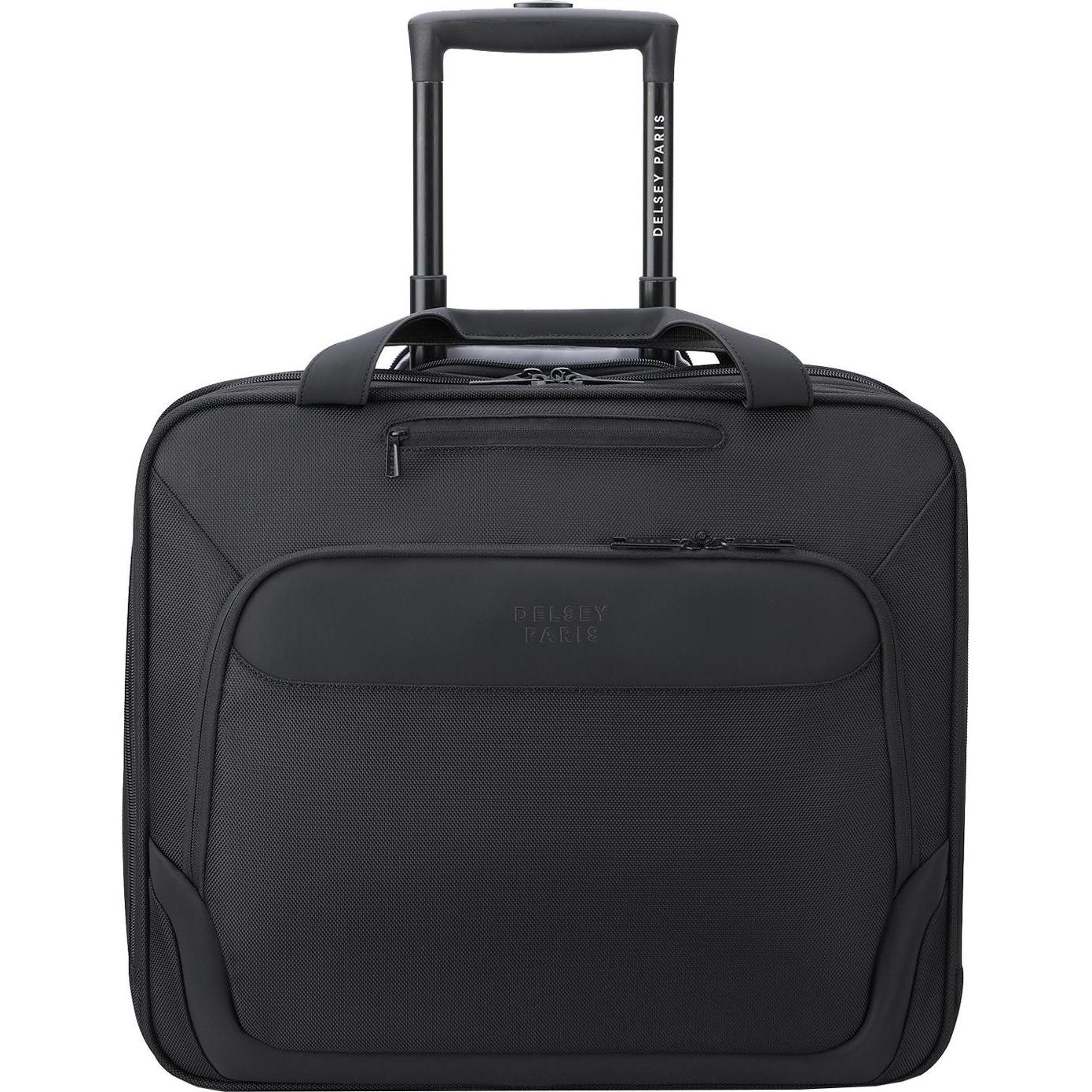 Delsey Nero Valigia, Trolley Business Parvis A 2 Ruote 44 Cm Scomparto Per Laptop, (30 L)