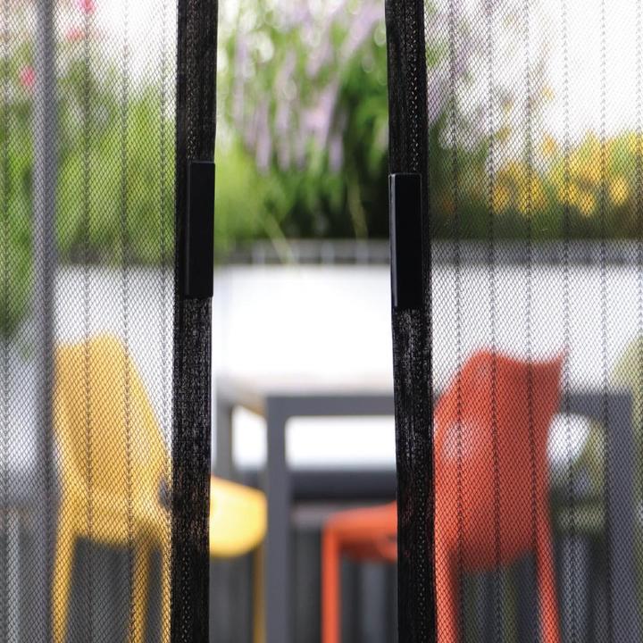 Image du produit Siena Garden Fliegengitter Magnet Tür schwarz 110 x 240 cm zuschneidbar (110 x 240 cm)