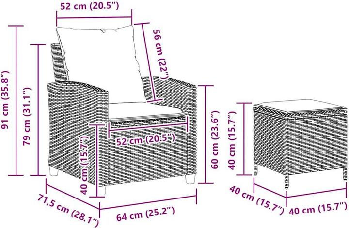 Produktbild vidaXL Amirah