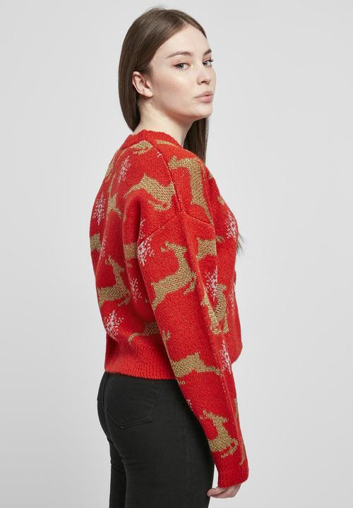 Produktbild Urban Classics Ladies Short Oversized Christmas Cardigan (5XL)