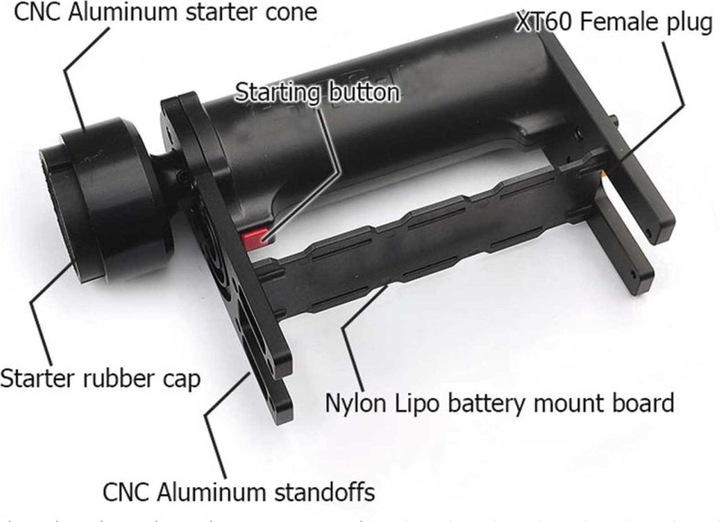 Produktbild Pichler elektro starter 15cc -62cc für lipo akku, kabellos