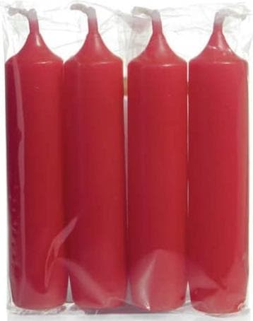 Wiedemann Advent Candle Pillar 110x24mm red (4 pcs.)