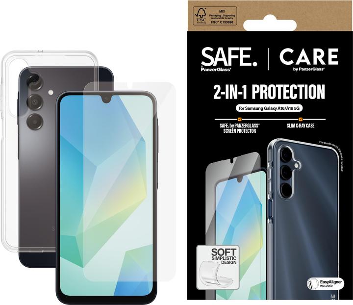 Produktbild PanzerGlass CARE by ® Fashion 2-in-1 Set Samsung Galaxy A16 | A16 5G (1 Stk., Samsung Galaxy A16, Samsung Galaxy A16 5G)