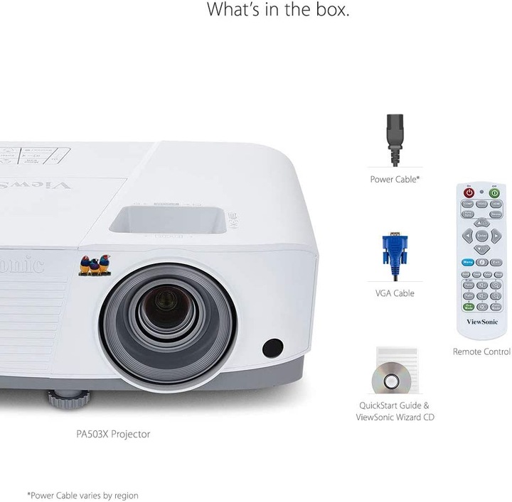 Actual product image Viewsonic PA503W (Full HD, 3600 lm, 1.55 - 1.7:1)