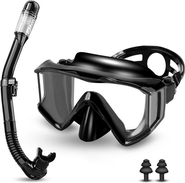 Actual product image Collazoey Schnorchelset mit Tauchmaske und Dry Schnorchel