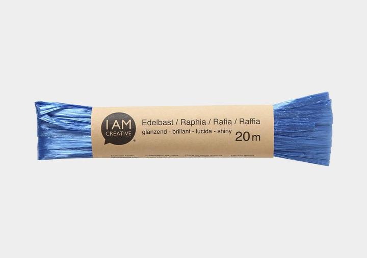 Actual product image I Am Creative Noble raffia glossy, medium blue