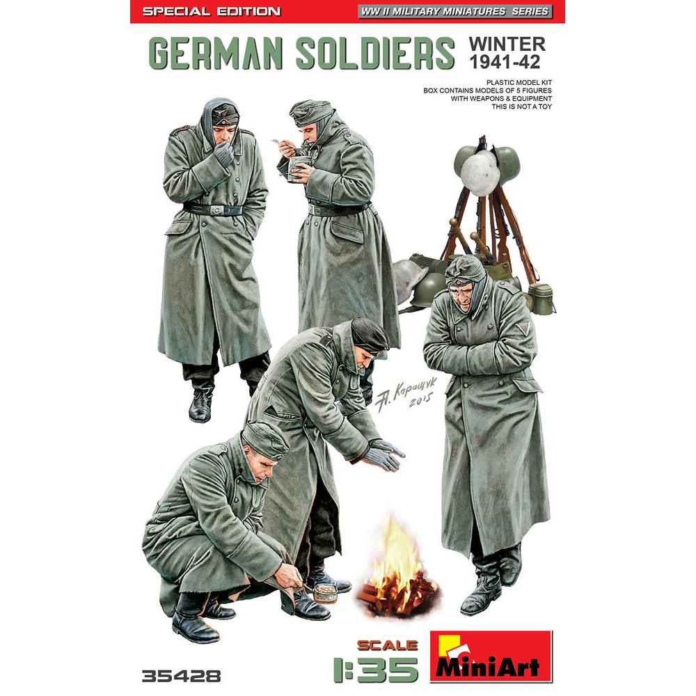 Mini art 1:35 Fig.-Set Dt. Soldaten WW II Sp.Ed. (550035428)