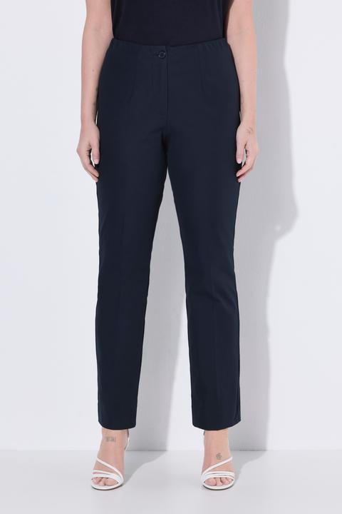 Produktbild Ulla Popken Hose, gerades Bein, Elastikbund, Stretch (48)