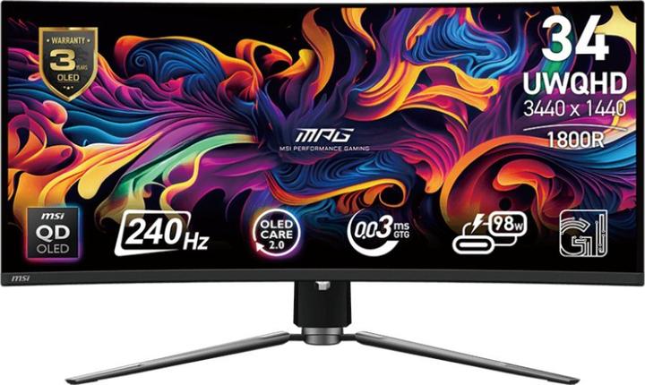 Produktbild MSI MPG 341CQPX QD-OLED (3440 x 1440 Pixel, 34")