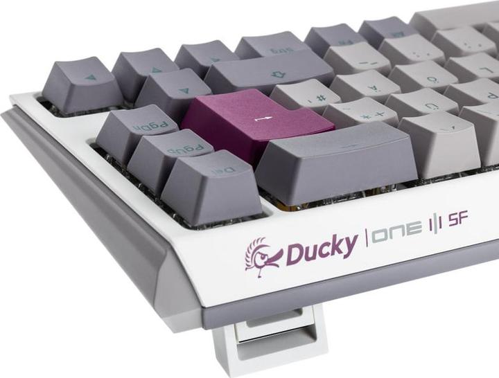 Actual product image Ducky One 3 Mist Grey SF Gaming Keyboard, RGB LED - MX-Speed-Silver (Germany, Cable)